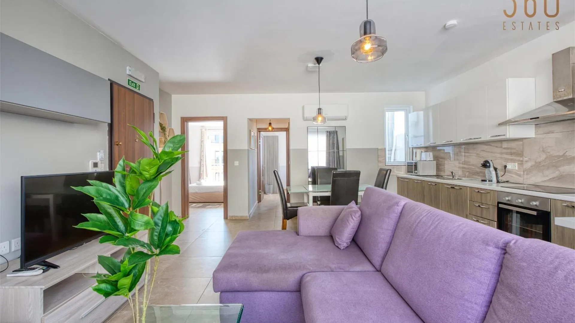 Apartment Central Sliema 2Br Stay With Private Balcony By 360 Estates